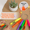 Highlighters Fluorescent Colors-Mini w/Clip 5Pk