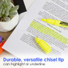 Highlighters Fluorescent Colors-Mini w/Clip 5Pk