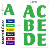 Labels Alphabet & Numbers  2" Classic Colors 10Ct.