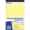 Writting Pad 5"x 8" Canary/Perforated 2Pk