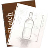 Sketch Pad 8.5"X 11"  Side Bound/Spiral 30 Sheets