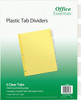 Index Dividers Clear/5 Tabs