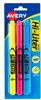 Highlighters Hi-Liter Pen-Style Assorted Colors/ Chisel Tip 3Pk