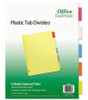 Index Dividers Colors/5 Tabs