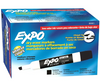 Dry Erase Expo Markers 12Pk Black/Chisel Tip