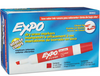 Dry Erase Expo Markers 12Pk Red/Chisel Tip