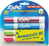 Dry Erase Markers Assorted Color/Chisel Tip EXPO 4Pk