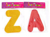 Foamy Shapes-Letters/Glitter 5PK