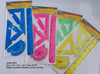 Geometry Set Assorted Colors/Flexible 4Pk