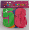 Foamy Shapes-Numbers 2" (Adhesives) (Smooth)