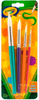 Brush Set-Round/Soft Bristles/Big 4Pk