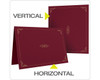 Certificate Holder-Burgundy 5Pk