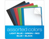 Report Cover-Clear Front Assorted Colors 25 Box