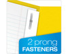 Portfolio Twin Pocket Yellow w/Fasteners