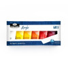 Acrylic Paint Set (12 Paints + 1 Mixing Palette)