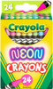 Crayons 24Pk-Neon