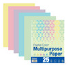 Paper Letter-Assorted Pastel Colors 25Pk