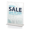 Sign Holder-Vertical/Clear Stand-Up
