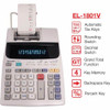 Calculator Sharp Portable 12-Digit 2-Color AC Only