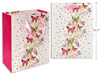 Gift Bags Spring Matte w/ Glitter Butterfly Large
