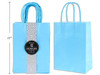 Gift Bags Kraft Light Blue  Small 12Pk