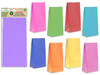 Lunch/Treat Bags Kraft Assorted Colors 5 x 10" 8Pk