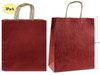 Gift Bags Kraft Red Small 3Pk
