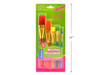 Brush Set w/Color Handles 5Pk