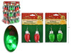 Ornaments Xmas LED Flashing Earrings 2pk 2Asst (MOQ:12)