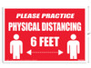 Sign-Physical Distancing 6 Feet (#843867)