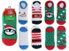 Socks Xmas Coxy Ladies  Slipper Non-Slip 9in (MOQ:12)