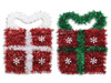 Tinsel Xmas Hanging Gift Box 12.6in x 9.1in (MOQ:12)