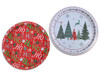 Serving Tray Round 12-5/8in(D) Xmas Matte Printed 12-5/8in (MOQ:12)