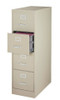 Vertical File Cabinet-4 Drawers, Letter Size, Putty