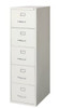 Vertical File Cabinet-5 Drawers, Legal Size, Gray