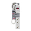 Power Strip-6 Outlets w/Surge Protector (White) (PS09S )