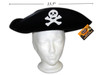 Hat Pirate w/Skull Black Print (MOQ:12)