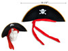 Hat Velvet Pirate w/Gold Trim.(MOQ:12)
