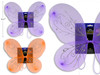 Costume Hween Mesh w/Glitter Butterfly/Fairy Wings (MOQ:12)
