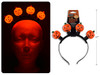 Headband 4-LED Light-Up Pumpkin (MOQ:12)