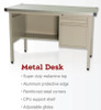 TruMove Metal Desk