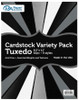 Cardstock-Letter Variety Pack Tuxedo 5 Styles 10 Pieces