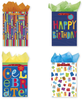 Gift Bags Happy Birthday 4 Designs/Unisex-Jumbo