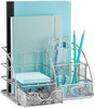 Desk Organizer Mesh Silver