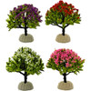 Tree-Mini 3.5" 4-Flower Colors Assorted