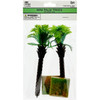 Tree-Mini 5.9" Palm w/Base 2Pk