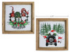 Plaque-Gnome Buffalo Plaid