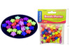 Beads Star Shape Assorted Colors w/String 40g