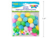 Pom Pom Assortment (25mm/15mm) 100Pk (MOQ: 12)