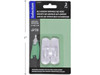 Hooks-Self Adhesives 2Pcs (Weight Capacity: 2.2 Pounds)